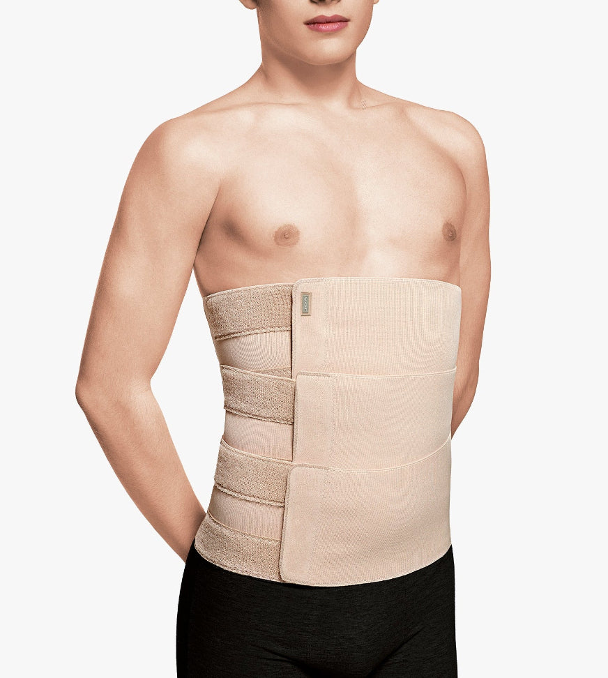 Abdominal girdle with 3 adjustable bands