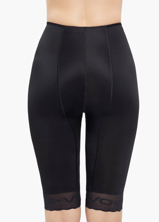 Over-the-knee girdle with zippers