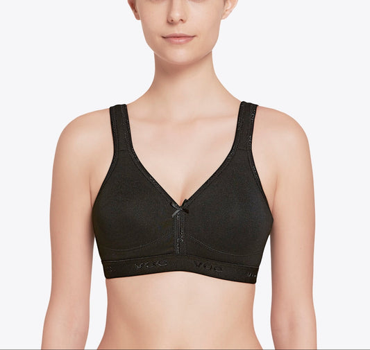 Sujetador algodón negro VOE