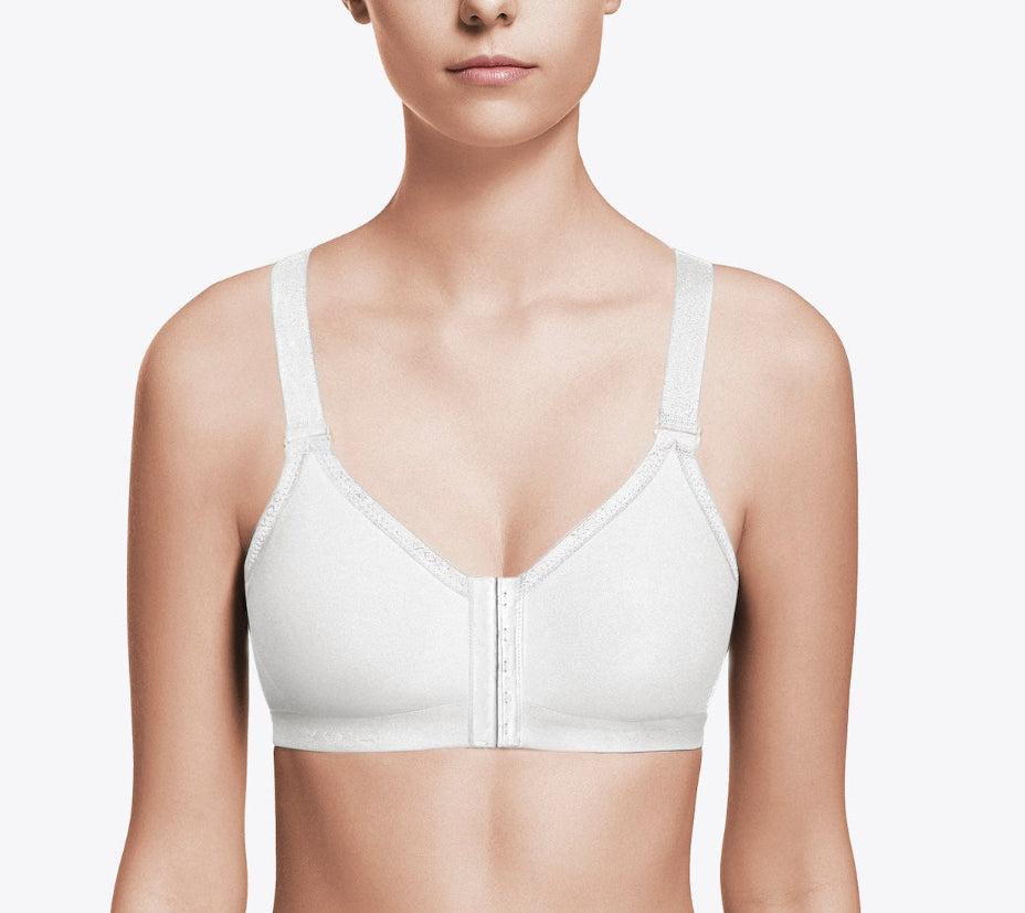 Front zipper sports bra