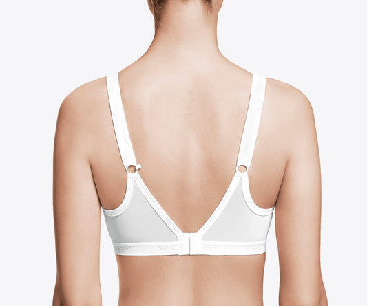 Front zipper sports bra