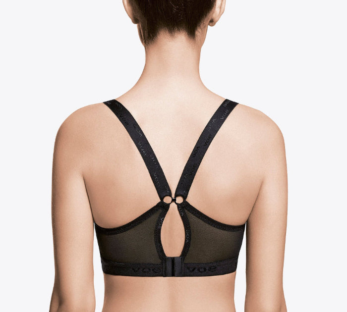 Sport bra with front hooks