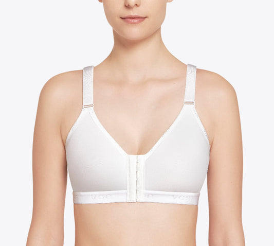 Soft bra with front opening
