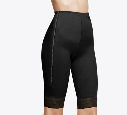 Over-the-knee girdle with zippers