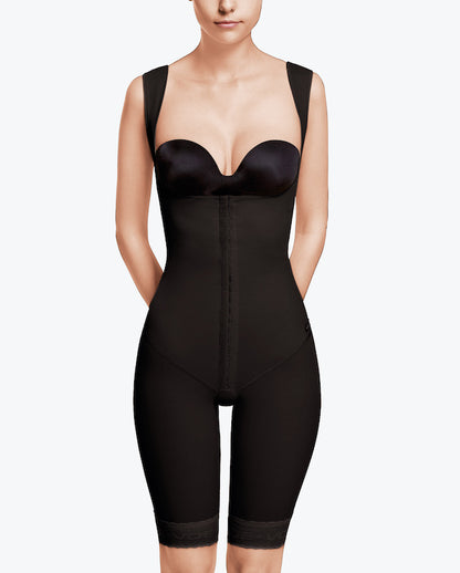 Abdominal belt with back above knee 