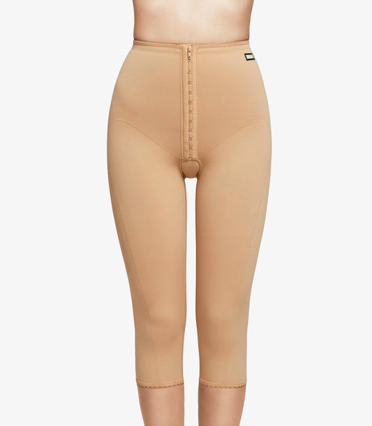 Below-knee girdle with reinforcements