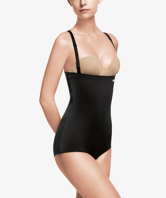 Abdominal girdle with zippers