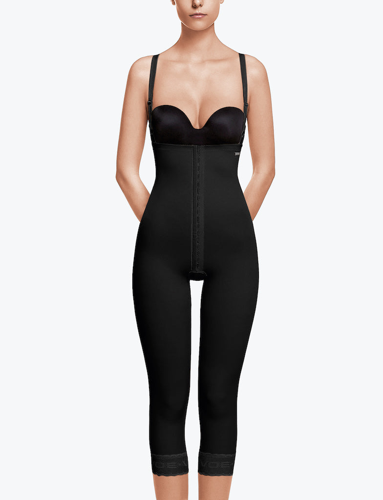 Abdominal belt below the knees