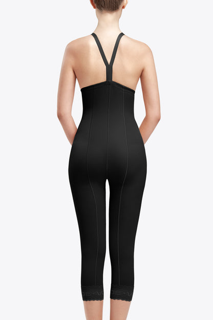 Abdominal girdle below the knee with zippers