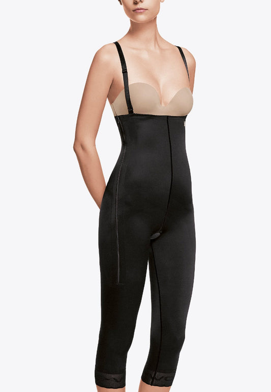 Abdominal girdle below the knee with zippers