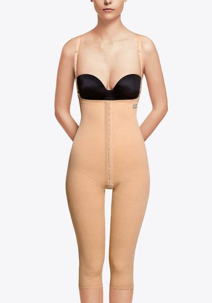 Abdominal belt under the knee with reinforcements