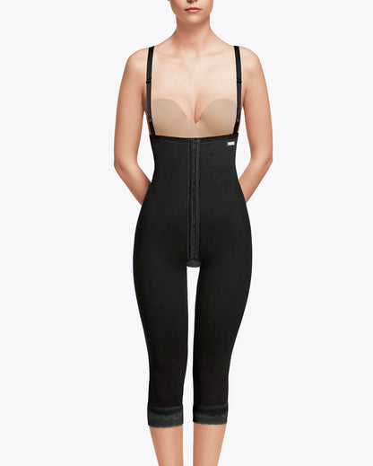 Faja transferencia de grasa debajo rodillas