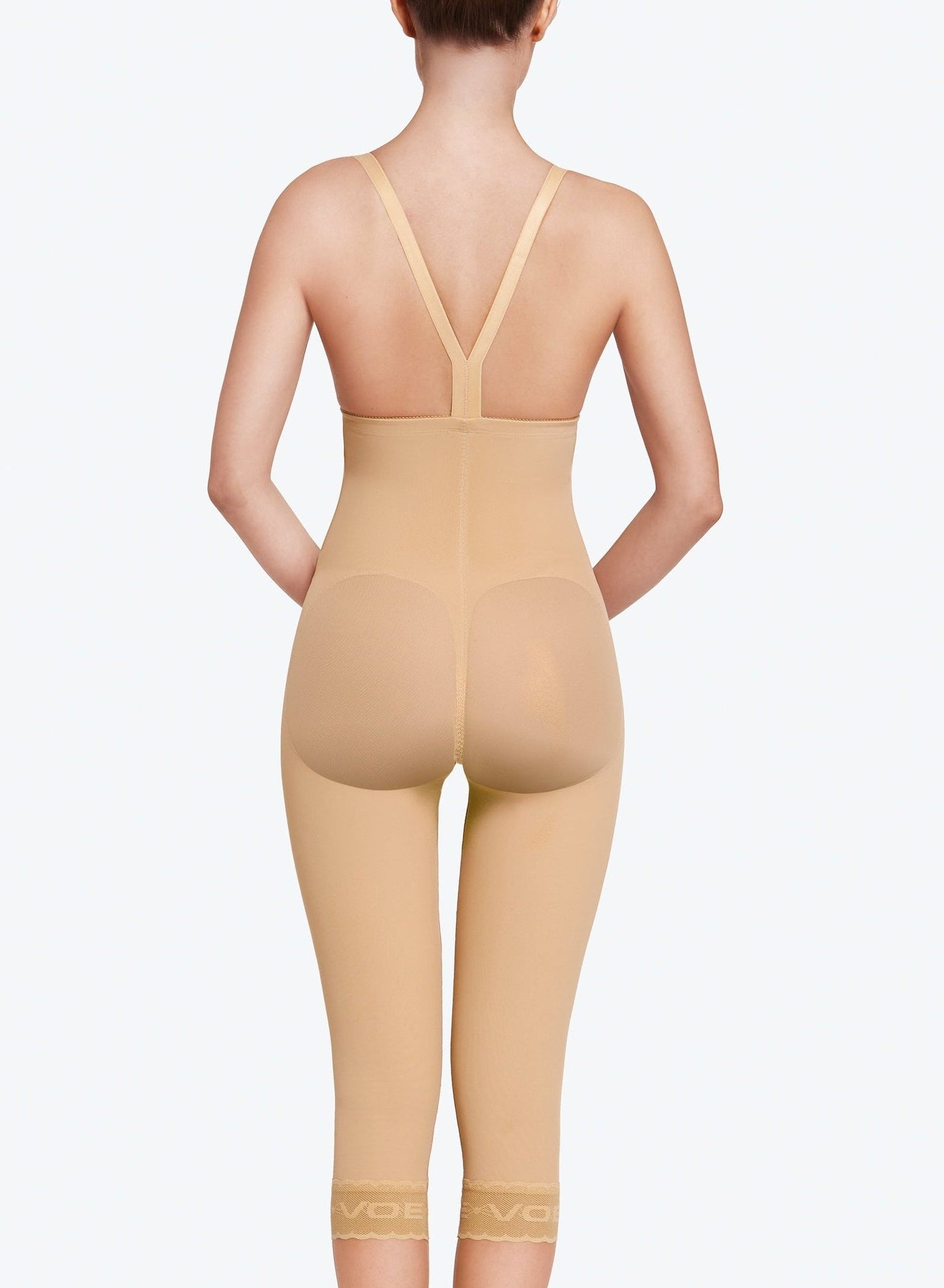 Faja transferencia de grasa debajo rodillas