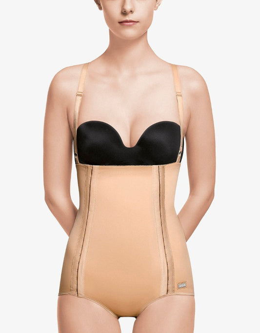 Abdominal girdle with side hooks