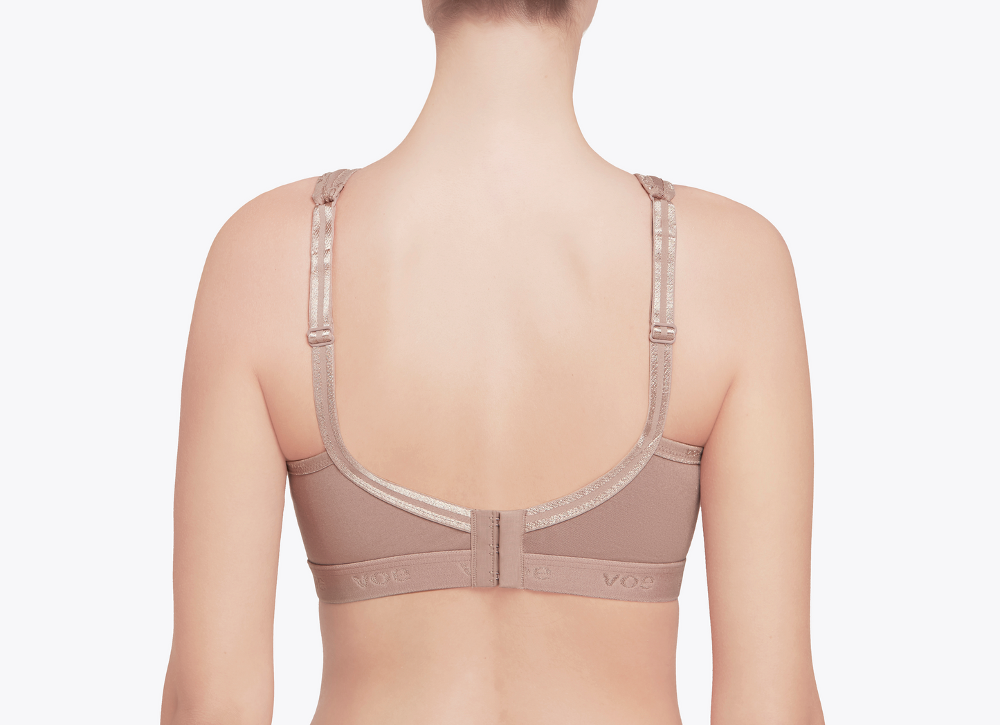 Sujetador algodón cremallera frontal