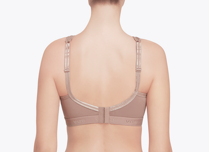 Sujetador algodón cremallera frontal