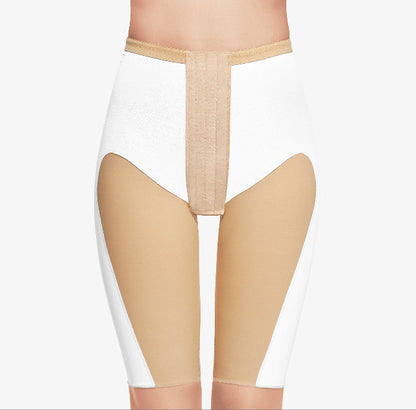 Over-the-knee girdle with reinforcements